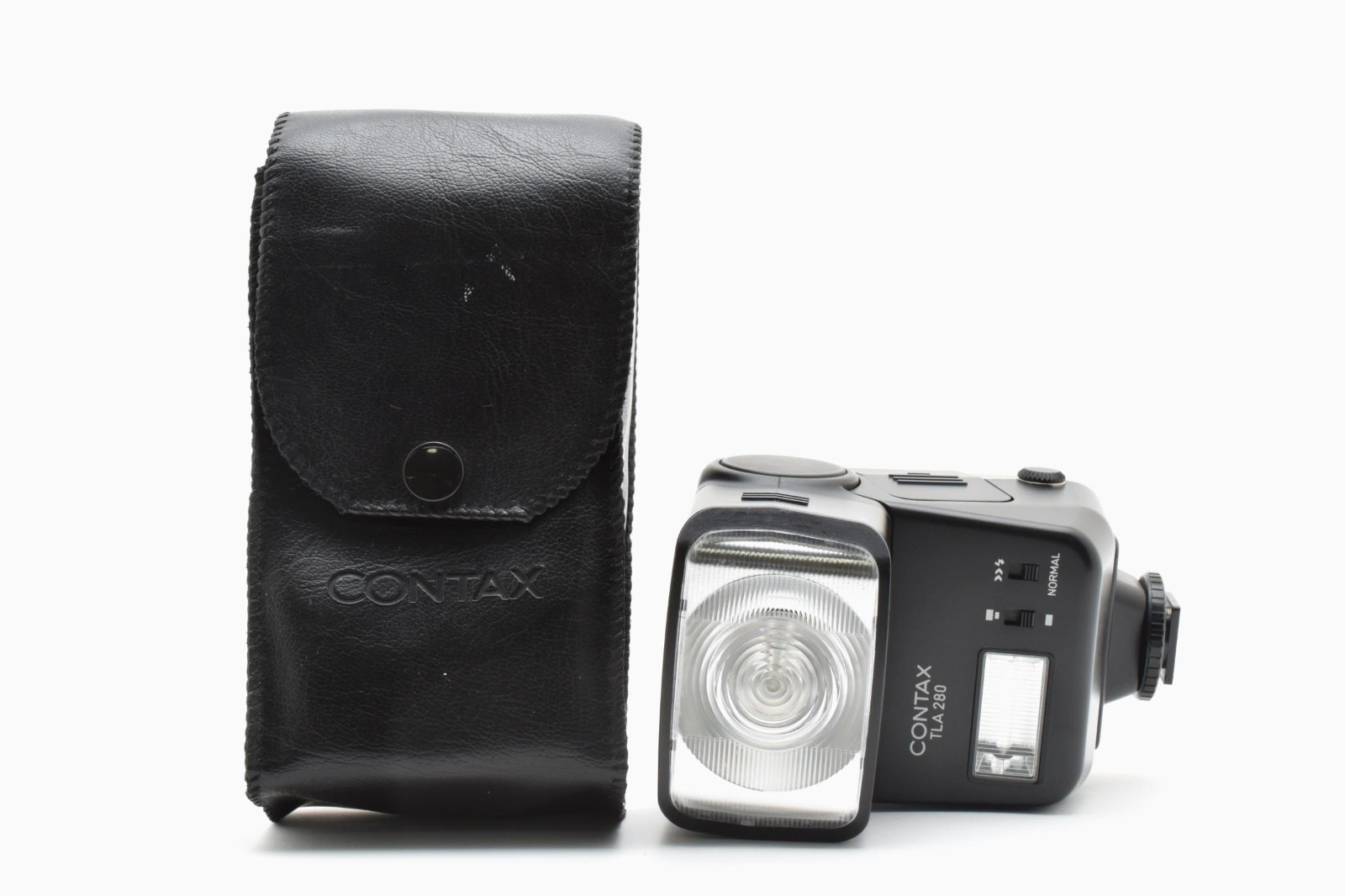 Contax TLA 280 Shoe Mount Flash Strobe w/Case [Excellent++] from Japan #2556451