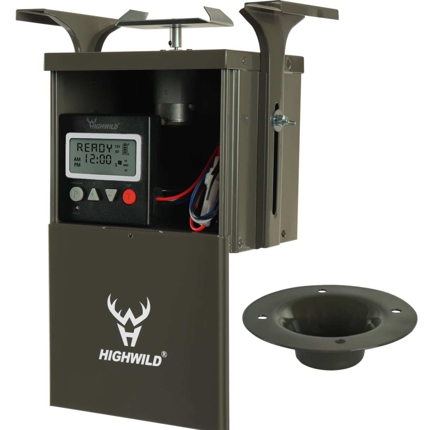 6-Volt Digital Power Control Unit for Weatherproof Deer Feeding Efficiency