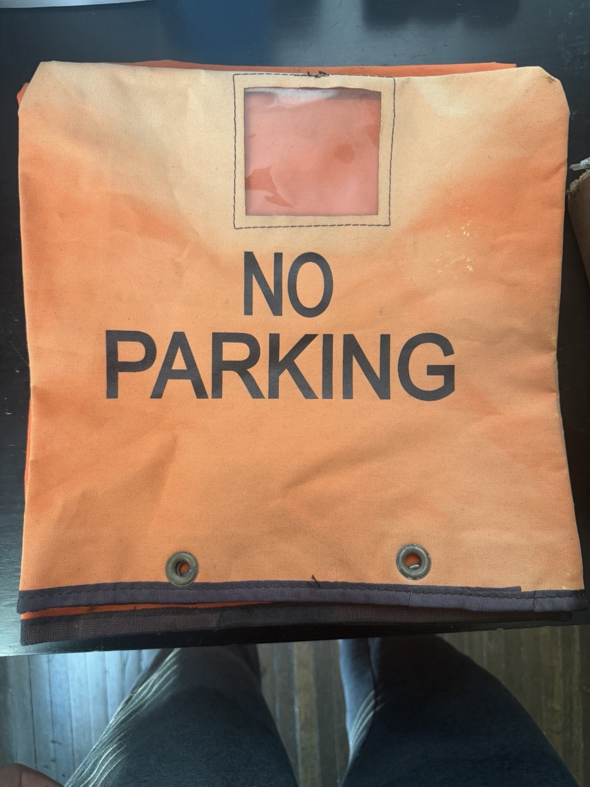 “No Parking” Parking Meter Cover