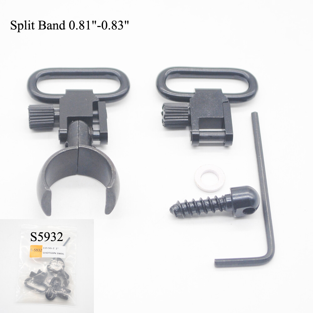 Black Sling Mount Kit For Most 12 Ga. Magnum Split Band .810"-.830"_S5932