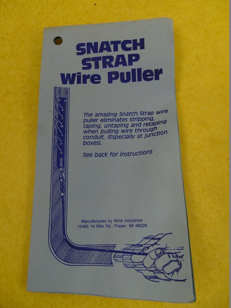 (26) Wink Industries Snatch Strap Wire Puller , 69455