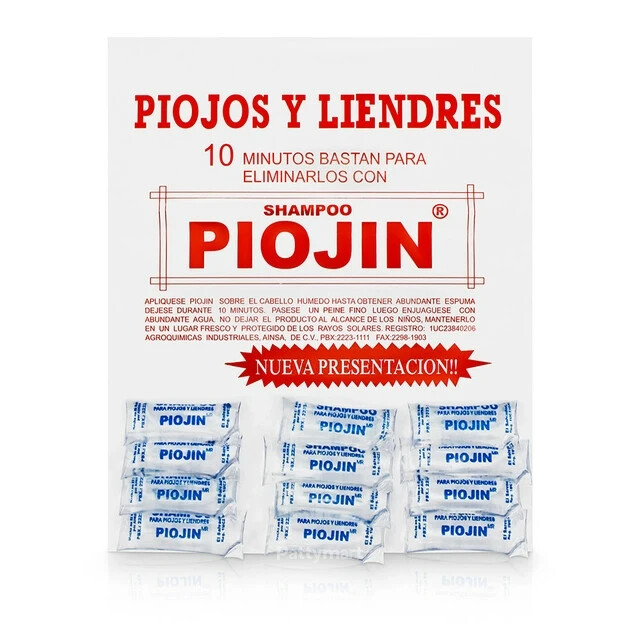 Shampoo Piojin Display x 12