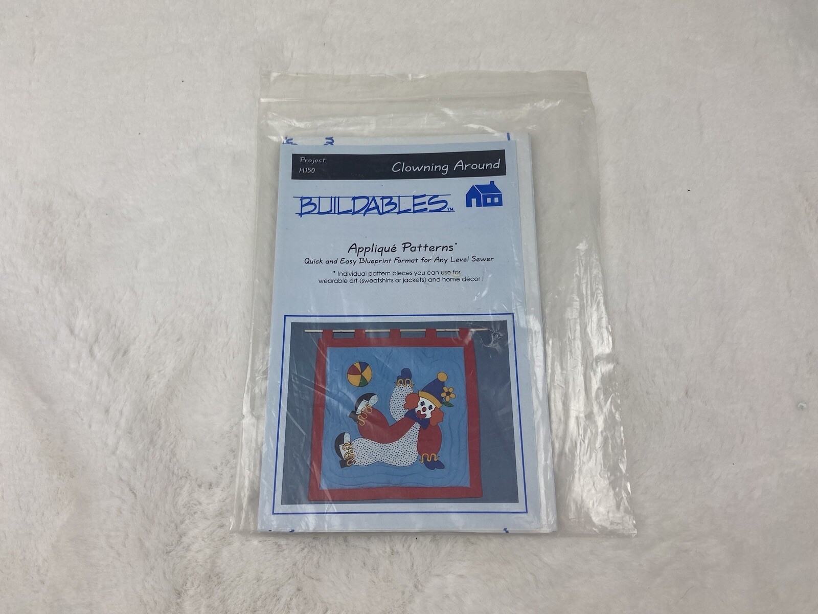 Clowning Around Applique Wall Quilt pattern Buildables Clown