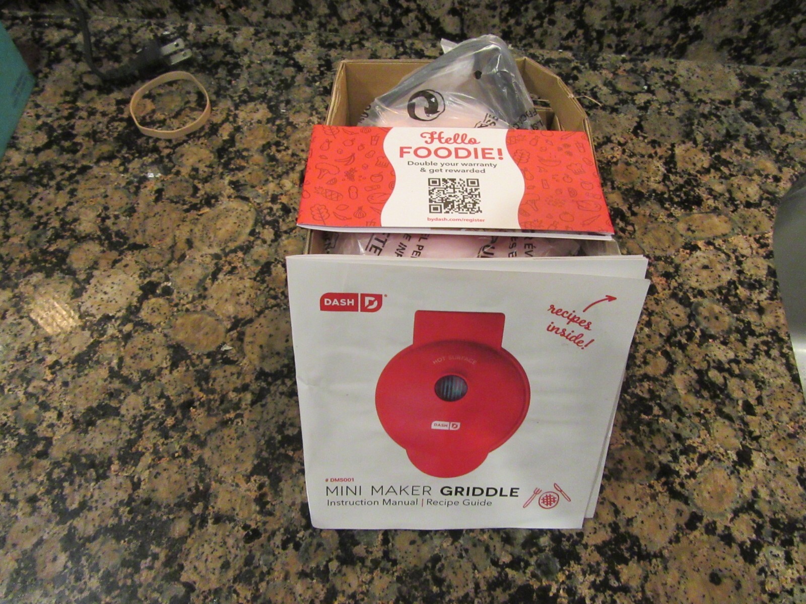 New Pink Dash Mini Maker Griddle 4" Cooking Surface Easy and Fun! Eggs + More!