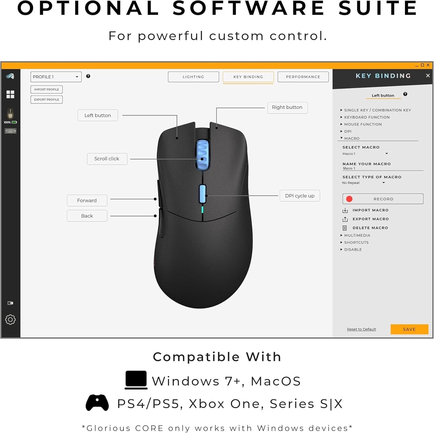 🔥 Glorious Model D Pro (Glorious Forge) Vice Wireless Gaming Mouse