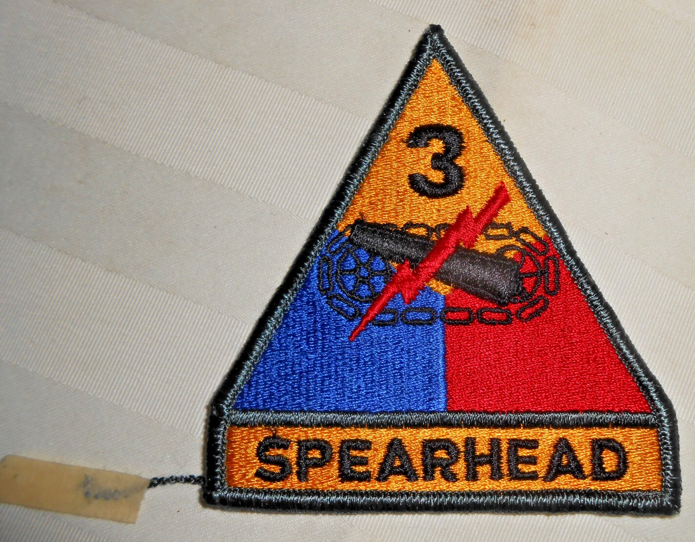Spearhead 3 Patch 3.75" X 4" Unused