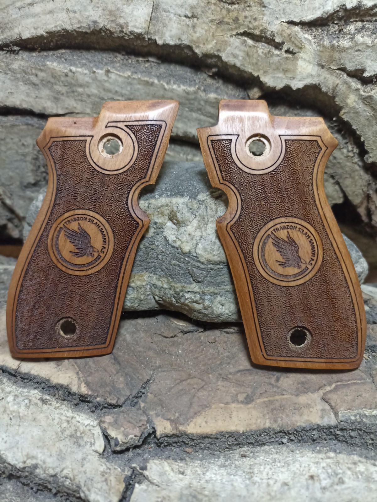 Tisas Fatih 13 walnut grips for first version straight model.