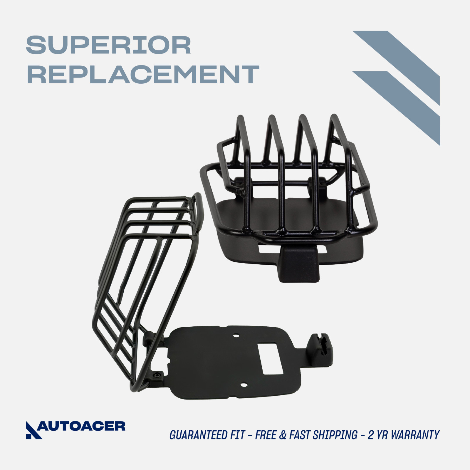 AUTOACER -2p Turn Signal Protector Grill Set For Mercedes G Wagon W460 W461 W463