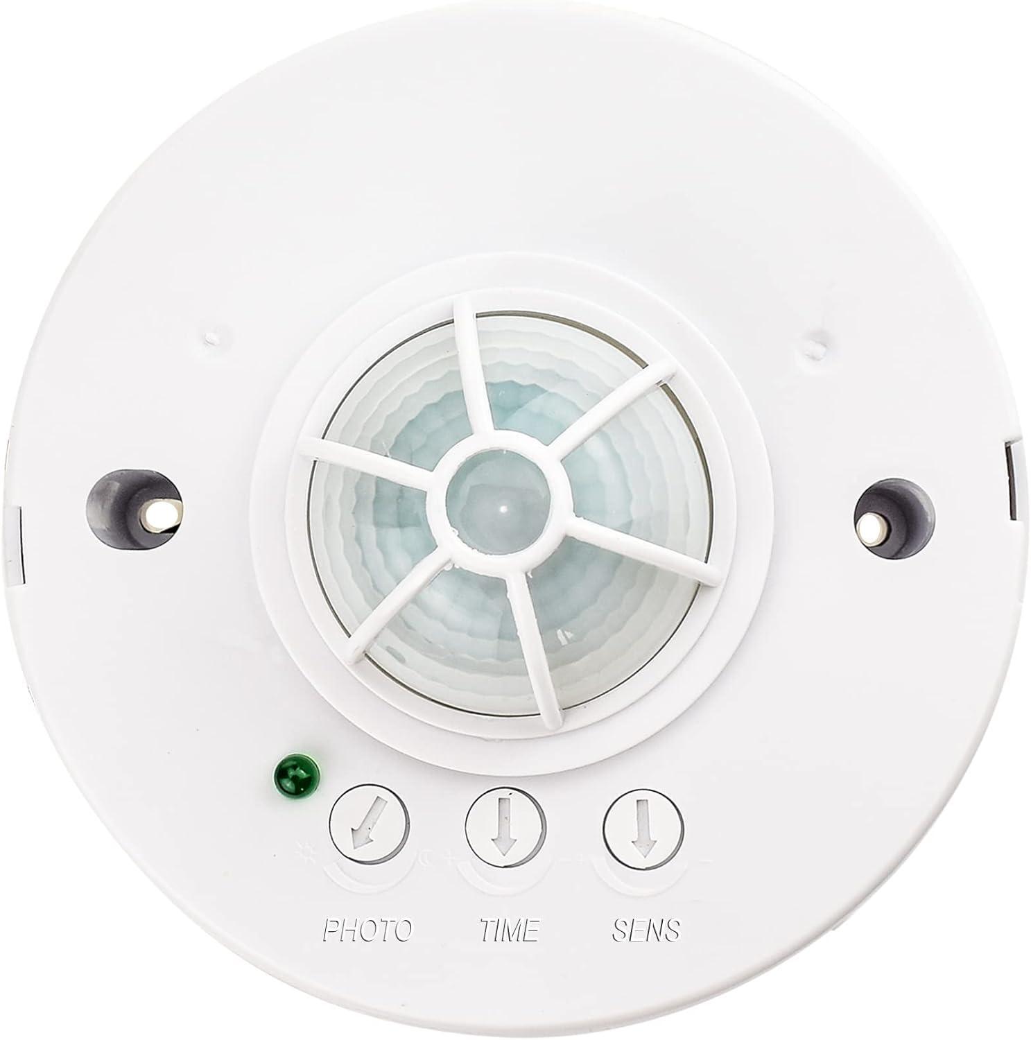 YCA1001 Ceiling Mount PIR Motion Sensor Light Switch, 360 Occupancy Sensor Lamp