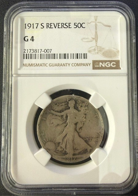 NGC G4 1917 S REVERSE WALKING HALF DOLLAR  007