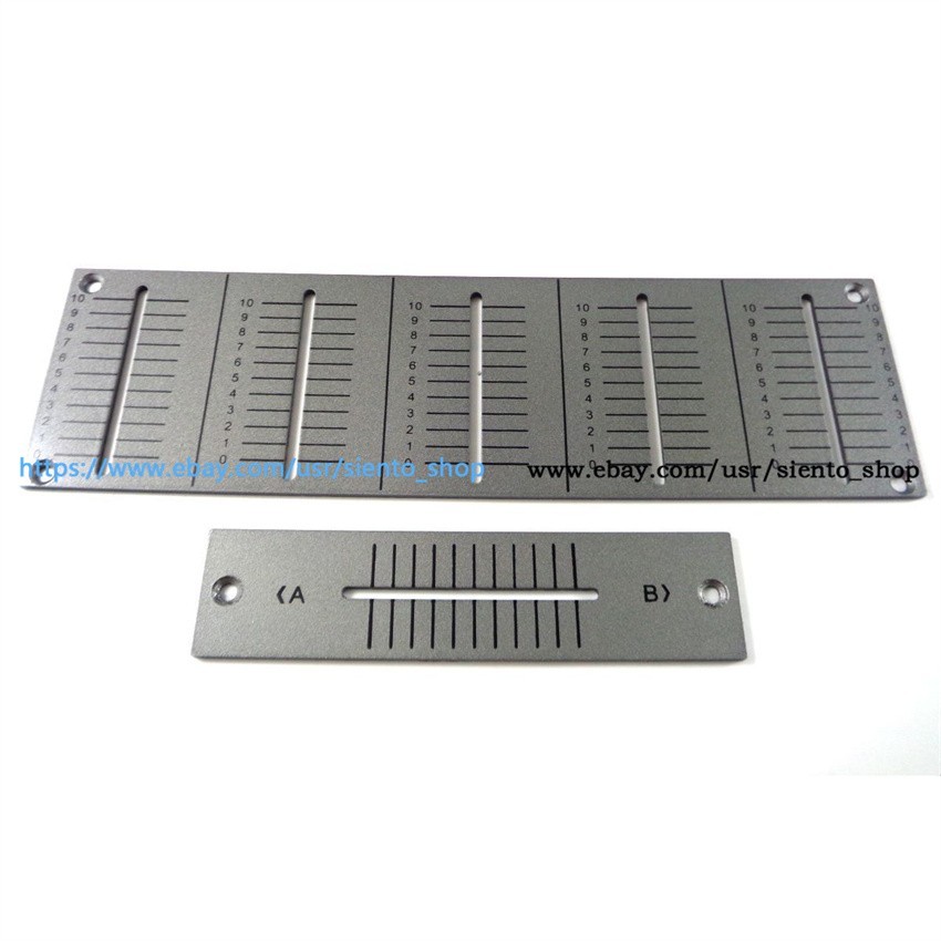 1Set  Silver Metal  Plate For Pioneer DJM-600 Professional DJ Mixer
