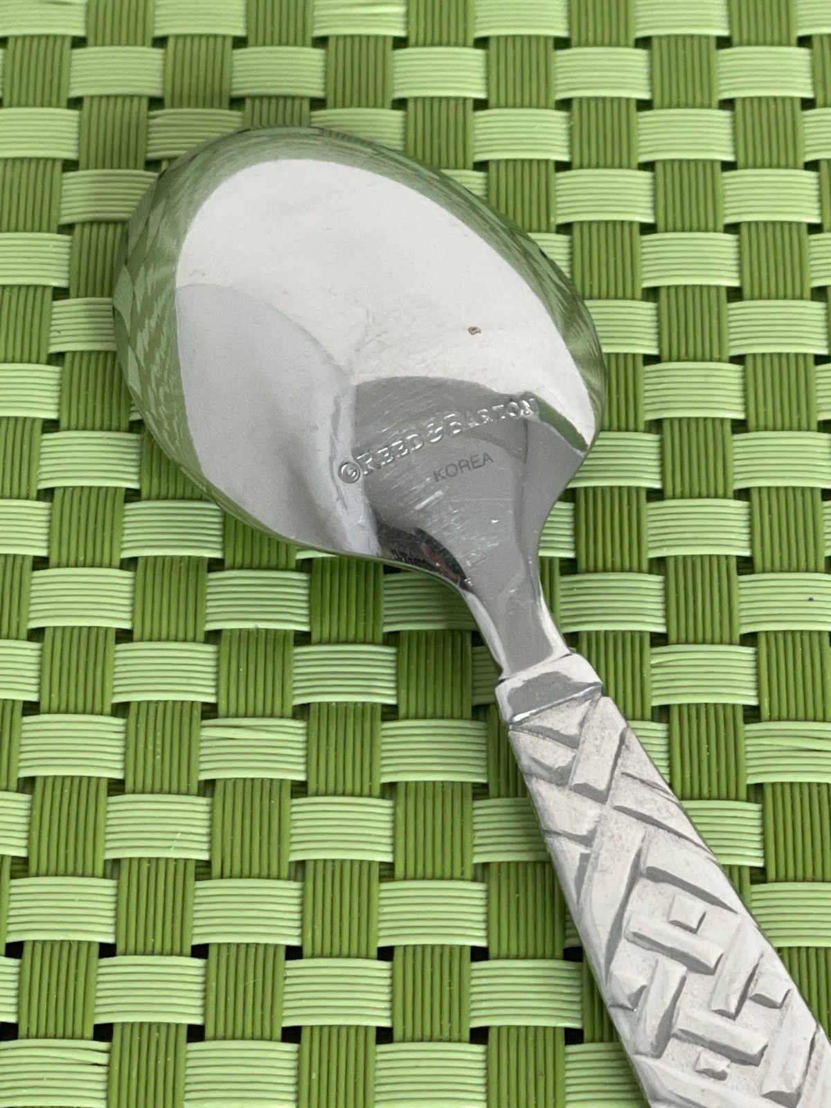 Reed & Barton ENGLISH BRAID Stainless Teaspoon Glossy Flatware - 6 1/2"