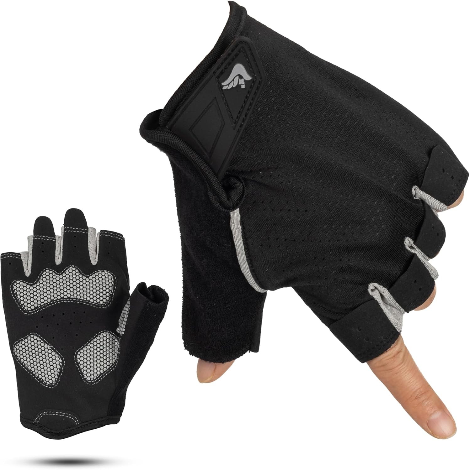 Workout Gloves for Women Men, Breathable Finrn Gym Glove,