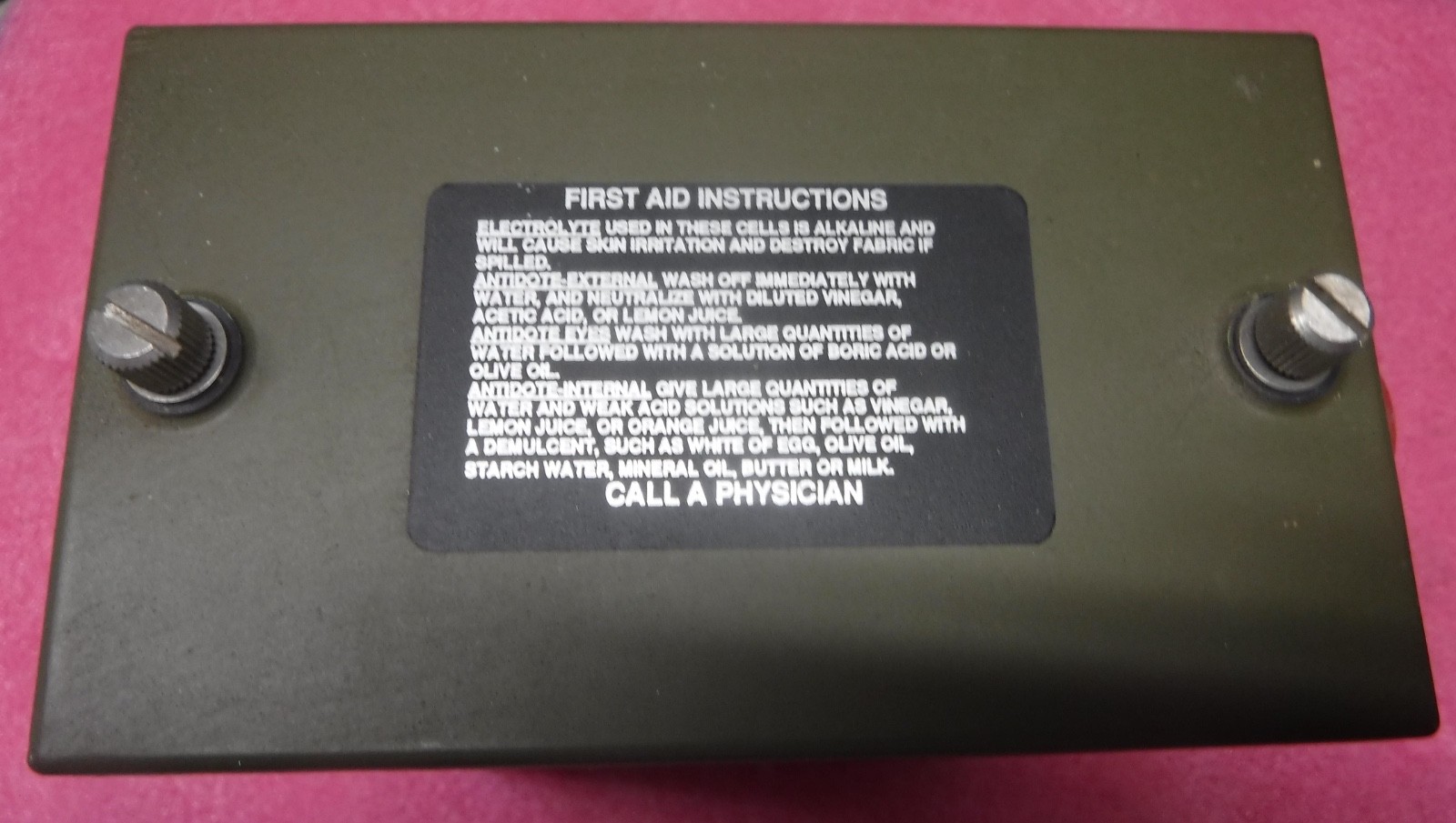 CY-7537/PAS-7 BATTERY BOX FREE SHIPPING