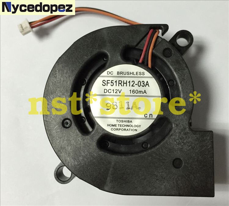 1 Pc. Brand New SF51RH12-03A / SF51RH1203A Projector Fan For EMP-1705/1710/1715