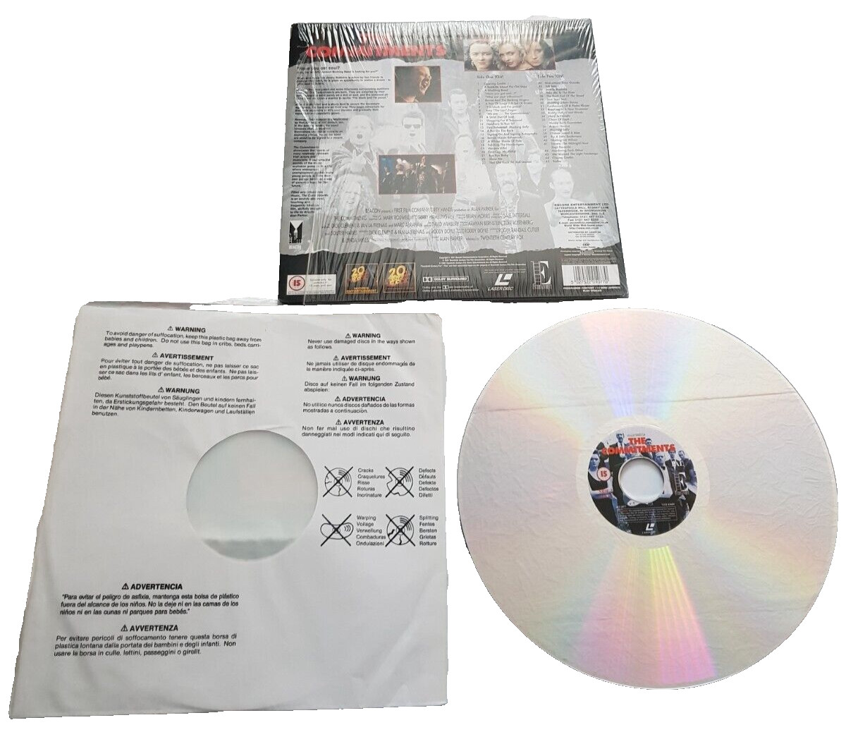 The Commitments Laser Disc 20th Century Fox 1991 Collectable