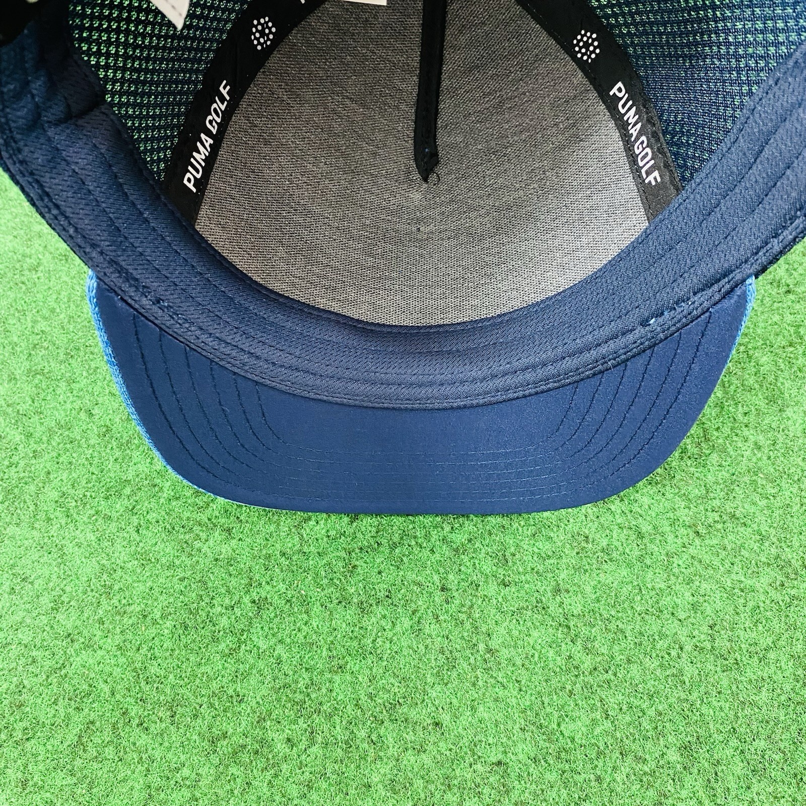 Puma Golf Men's Adjustable Snapback Cap Hat Back Mesh Back Blue 02143203 OSFA