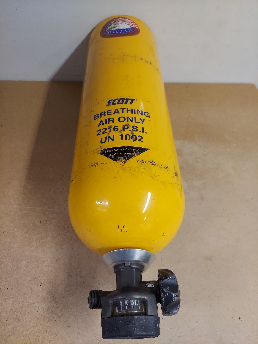 Scott  2216 Psi Steel Scba Bottle
