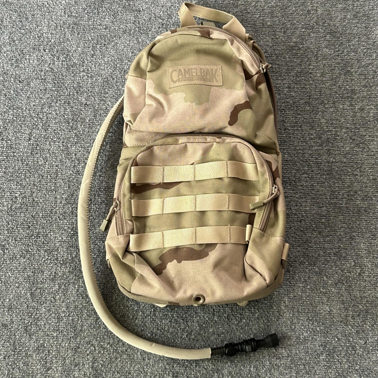 CamelBak Hydration Backpack Tan Camo One Size Omega 3.0L 100oz MOLLE Hiking