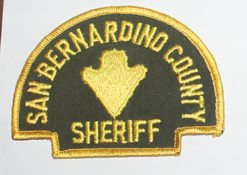 SAN BERNARDINO COUNTY SHERIFF California CA Co SD SO patch