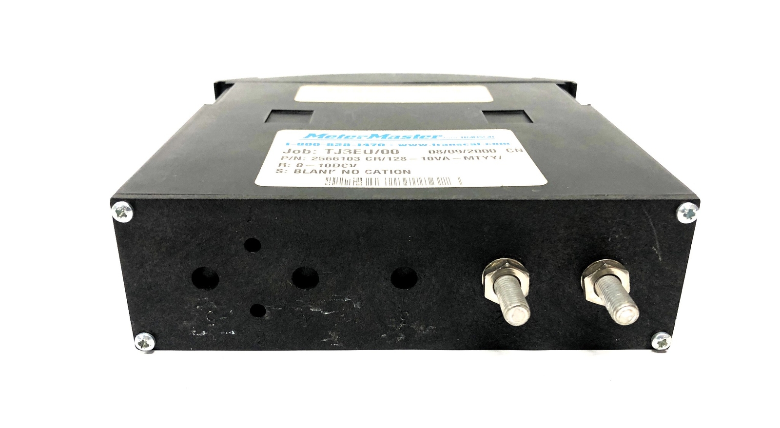 Transcat MeterMaster Blank Height Meter 0-10VDC Analog 2566103 NOS
