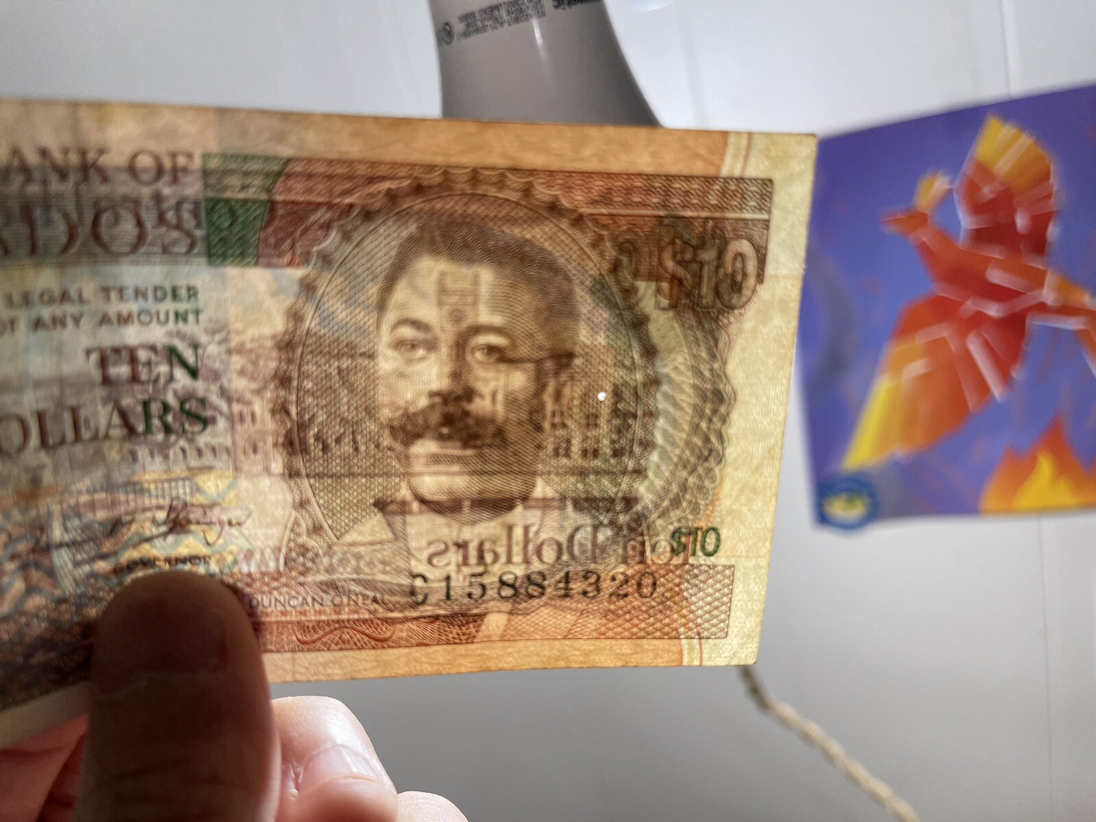 Babardos 10 Dollars Banknote Excellent Condition