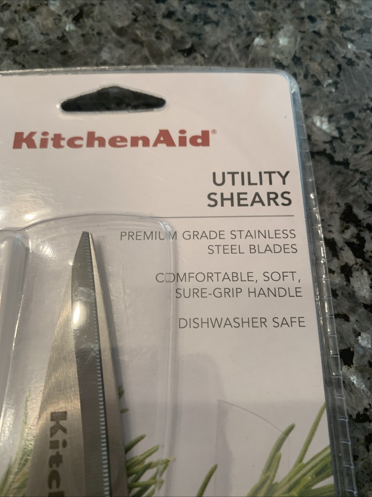 KitchenAid Scissors Kitchen Shears Soft Grip Handles Lavender KE351OHLVA New