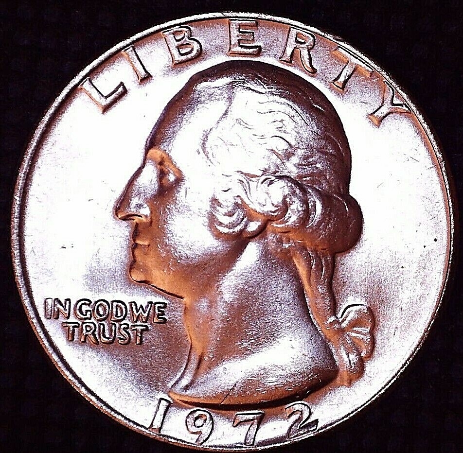 1972-P Washington Quarter MS+++ BU Philadelphia Mint #A100