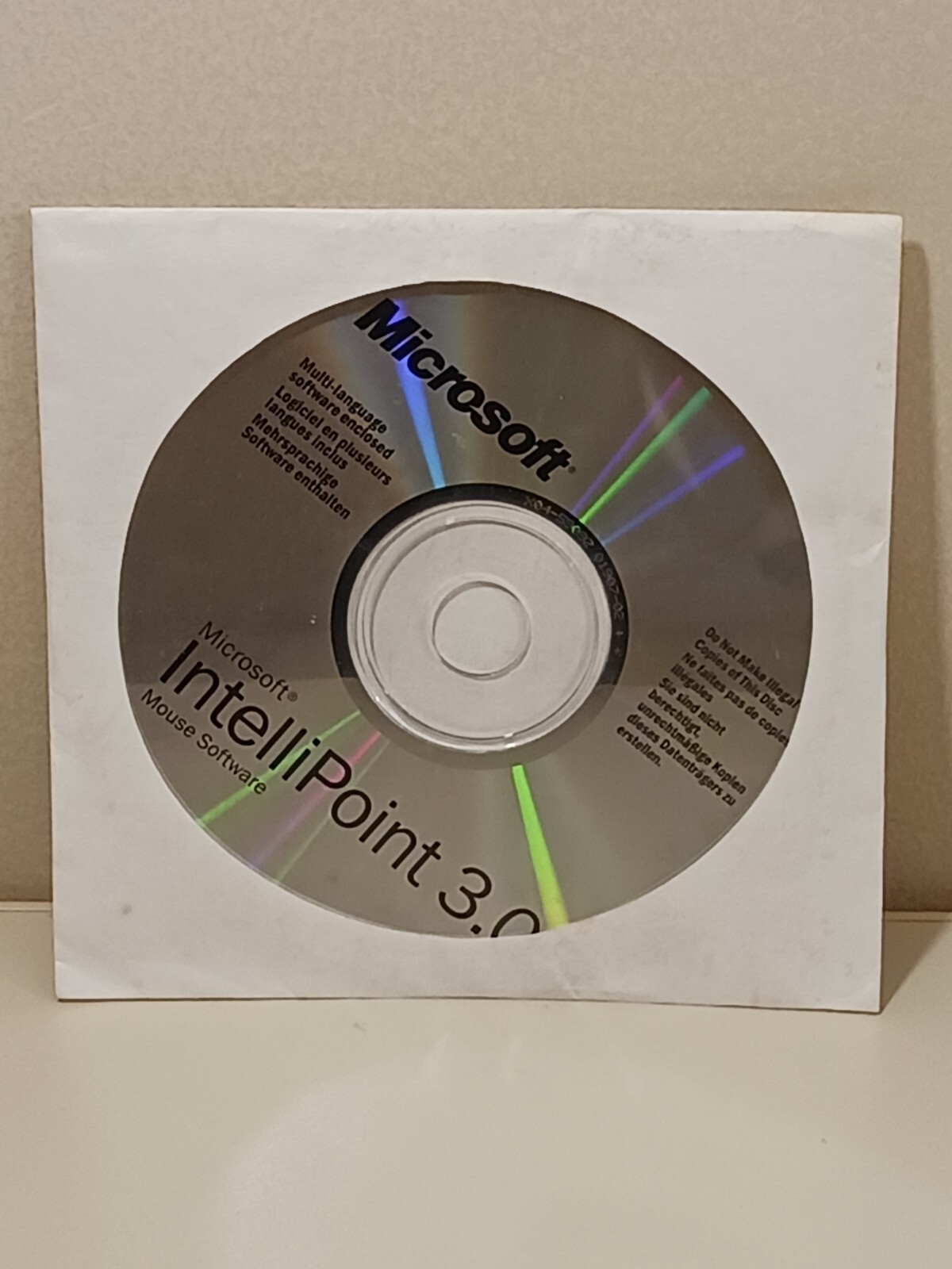 Microsoft IntelliPoint 3.0 Mouse Software CD-ROM 1983-1999 Vintage Rare