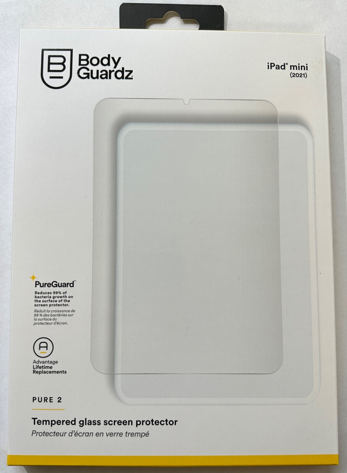 BodyGuardz Glass Screen Protector for iPad mini 6 (8.3") & fits mini 7 A17 Pro