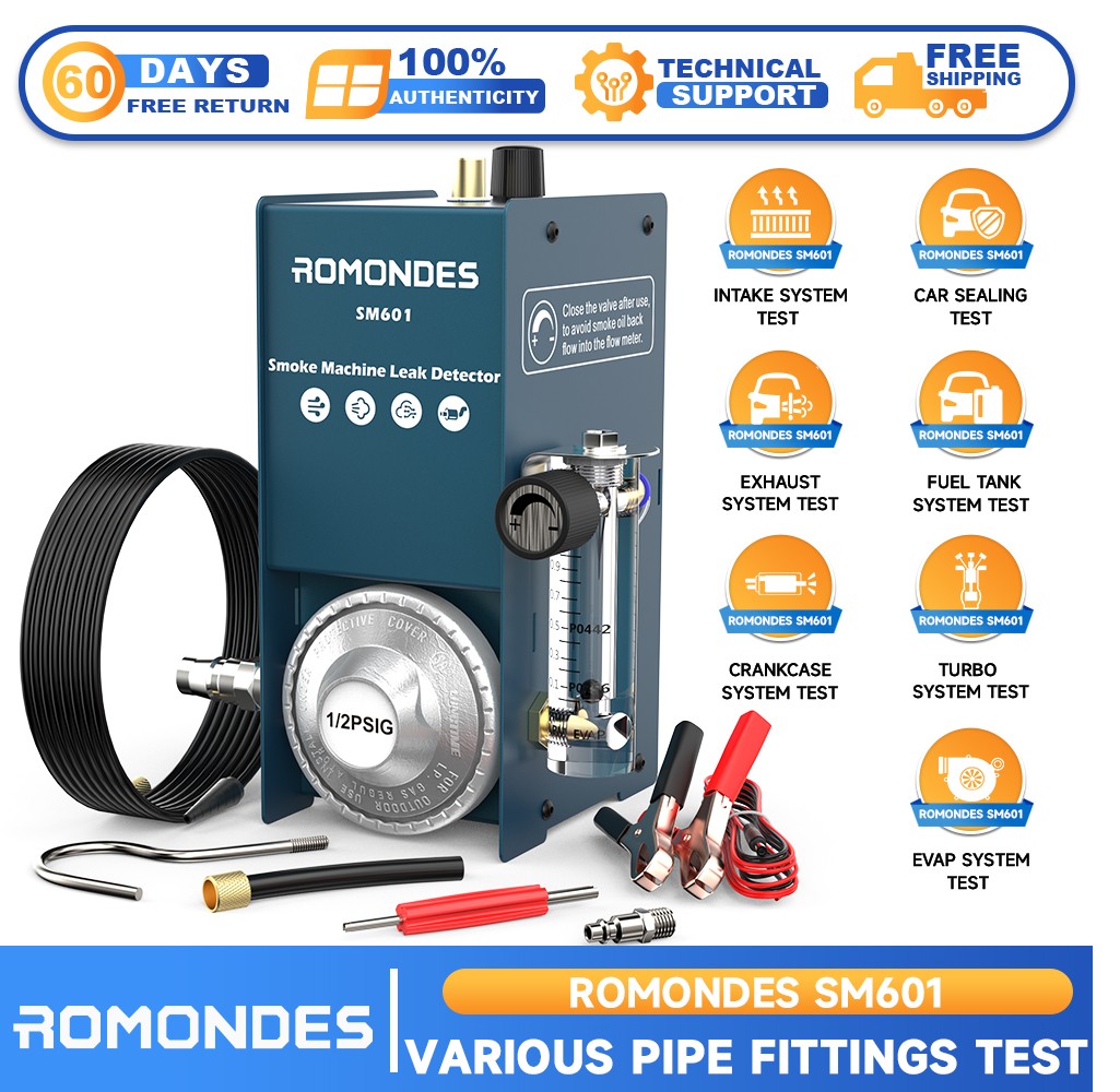 Automotive EVAP Smoke Machine Leak Detector Fuel Pipe System Diagnostic Tester
