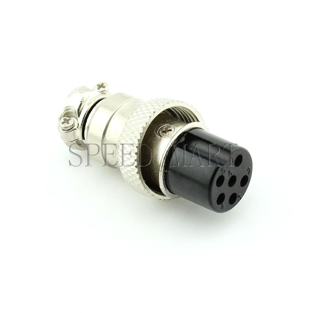 6 Pin GX16-6P Plug Female Connector of Welding Machine Control Line Fast Joint