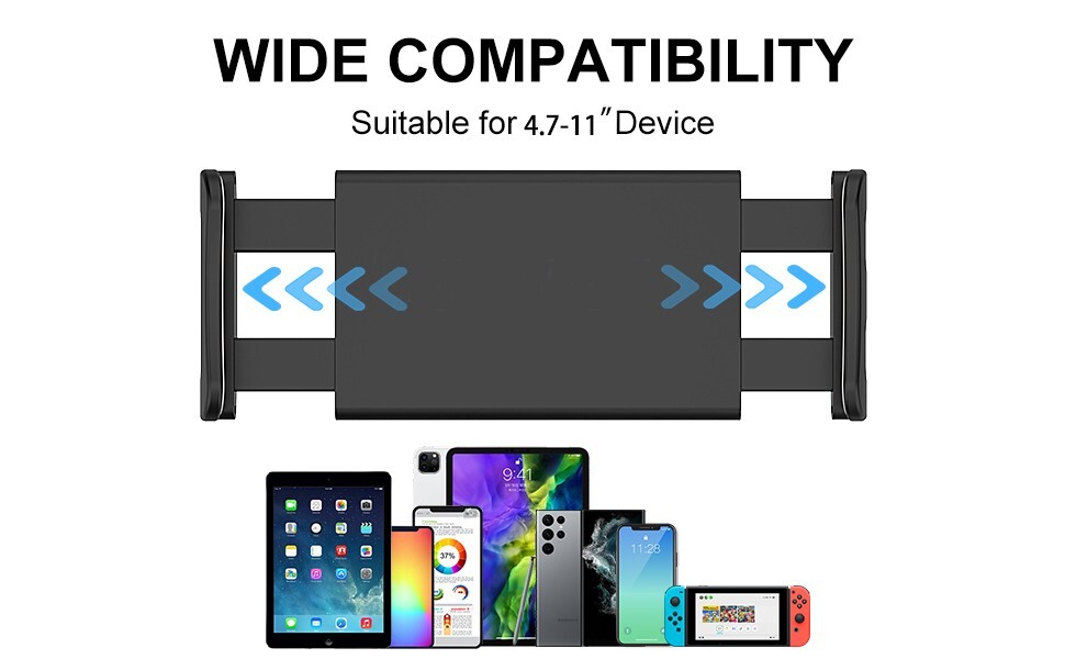 Universal Car Back Seat Headrest Tablet IPAD Phone Mount Holder
