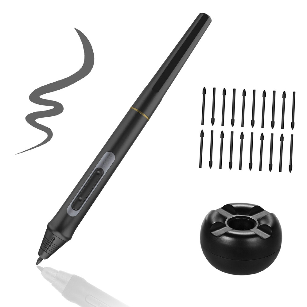 BOSTO Digital Pen 8192 Levels Pressure -Free  Pen with 20pcs A4A3