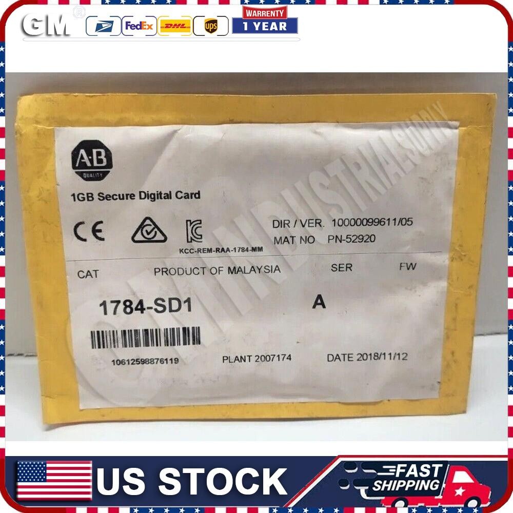 NEW Allen-Bradley 1784-SD1 Secure Digital Card 1784SD1 FREE SHIP