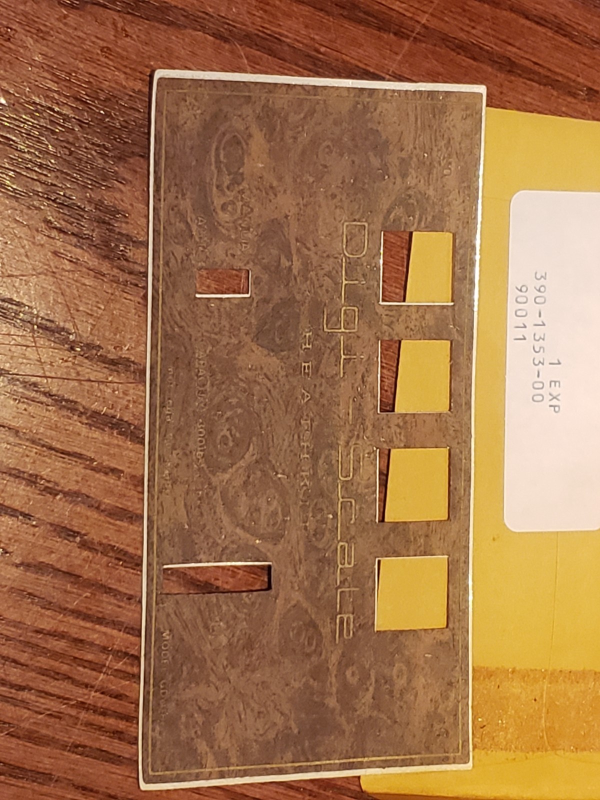 One New Heathkit GD-1186 Front Label #446-1353 NOS