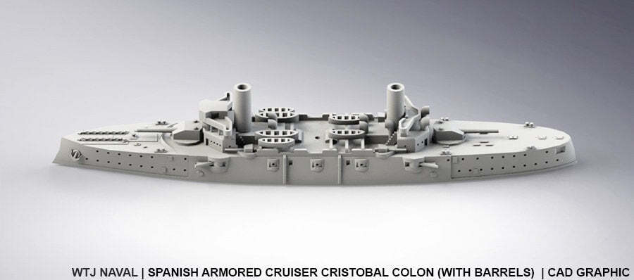 Cristobal Colon - Spanish Navy - Pre Dreadnought Era - Wargaming - Axis and Alli