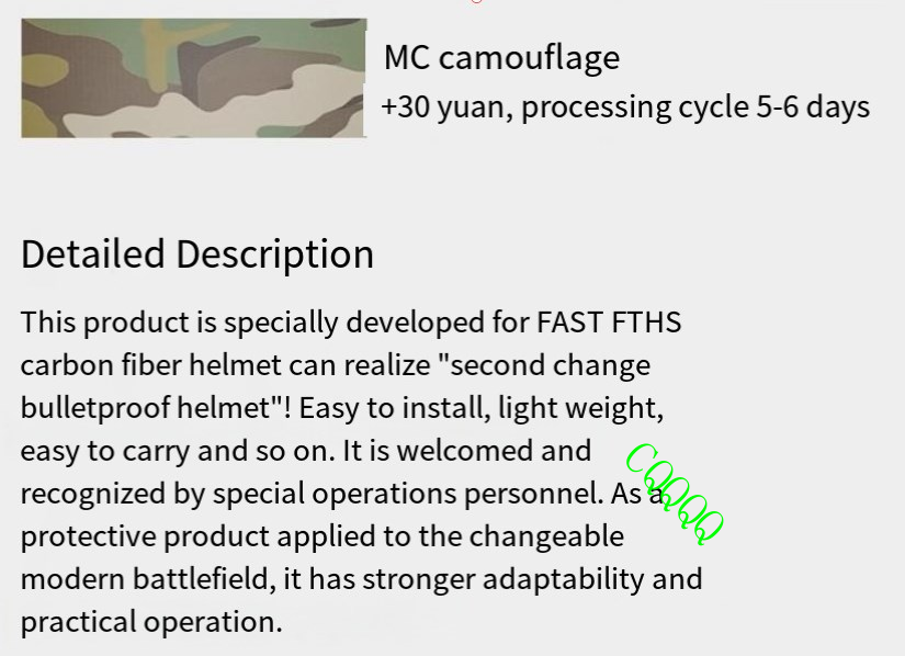 FAST PJ equipped with bulletproof armor NIJ IIIA level （Excluding helmets）