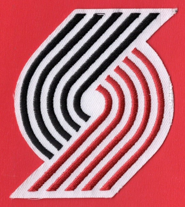 PORTLAND TRAILBLAZERS EMBROIDERED ALTERNATE NBA LOGO PATCH