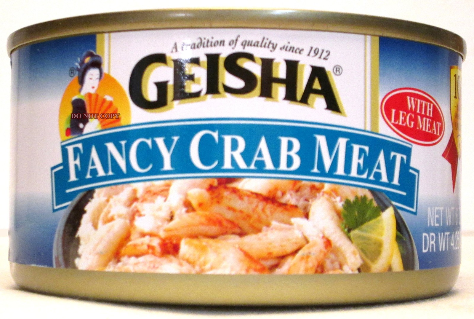 Geisha Wild Caught Fancy Crab Meat (Pack of 3) 6 oz Cans 6 Ounce
