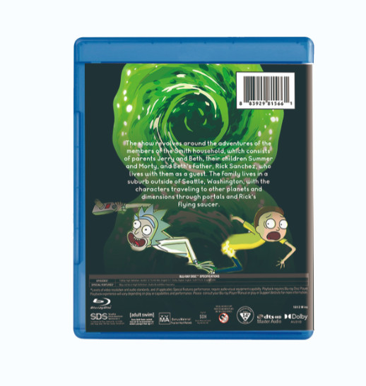 Rick and Morty seasons( 1-8,Box Set)