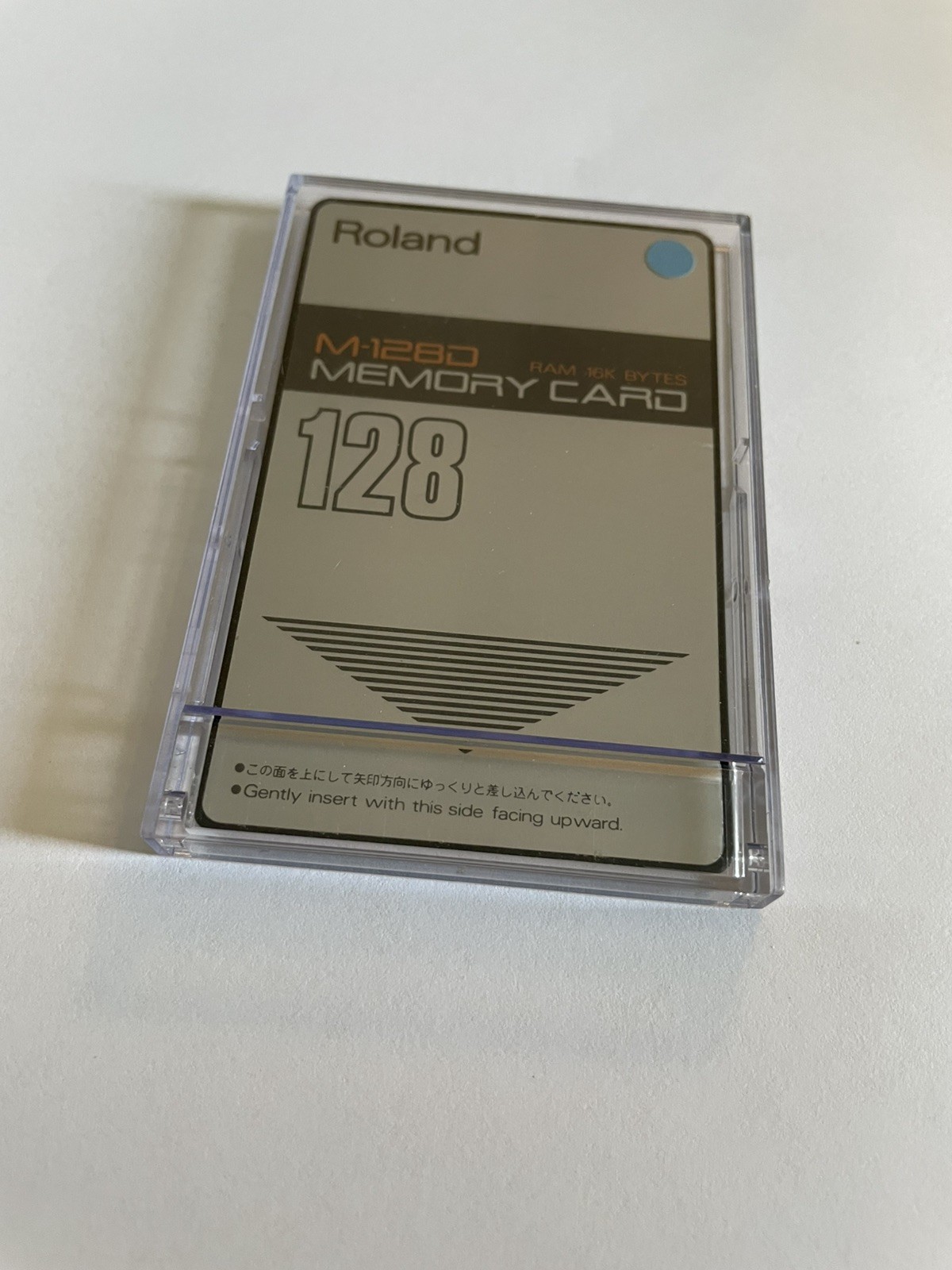 Roland M-128D Vintage Memory Card (New Internal Battery)