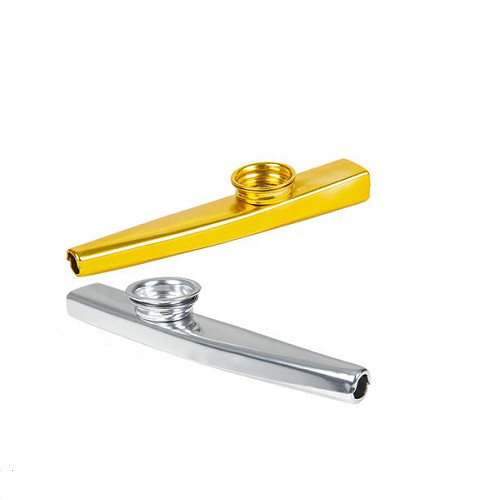 2Pcs Metal Kazoo Lot Mouth Flute Kazoo Toys for Kids Party Gift Orff Instrument
