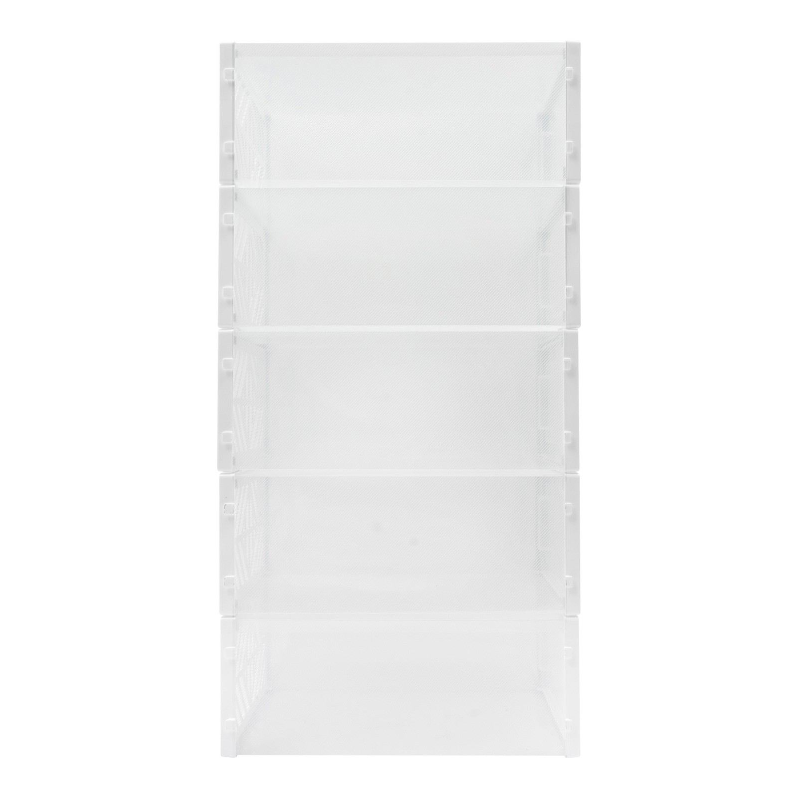 20* Stackable Shoe Storage Box Durable Plastic Sneaker Display Case Organizer