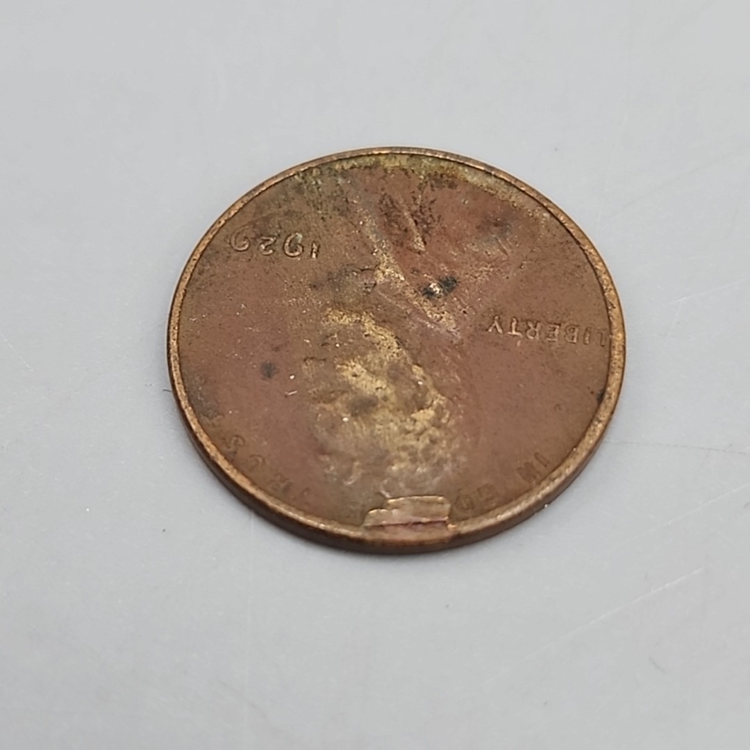 1929 Lincoln Wheat Cent Penny Delamination Error Coin