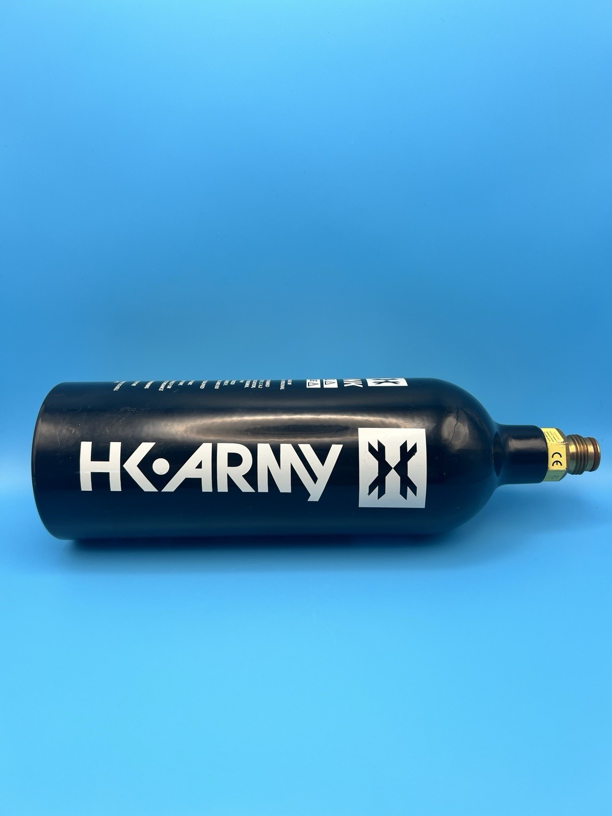 HK Army 20oz CO2 Paintball Tank Bottle – Aluminum – Pin Valve