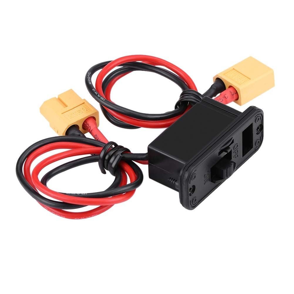 RC Airplane Switch Heavy 4.5cm x 1.8cm x 2.5cm / 1.8in x 0.7in x 1.0in, Black