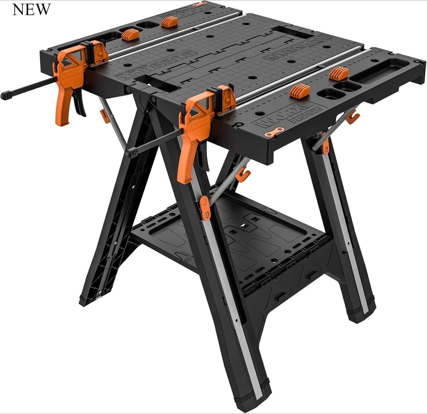 Worx Pegasus 2-in-1 Folding Work Table & Sawhorse, NEW