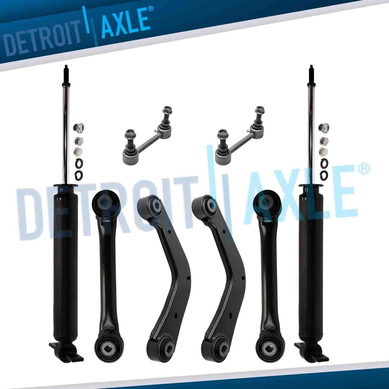 Rear Shocks + Upper Lower Control Arms Sway Bars Kit for 2013 - 2018 Ford Fusion