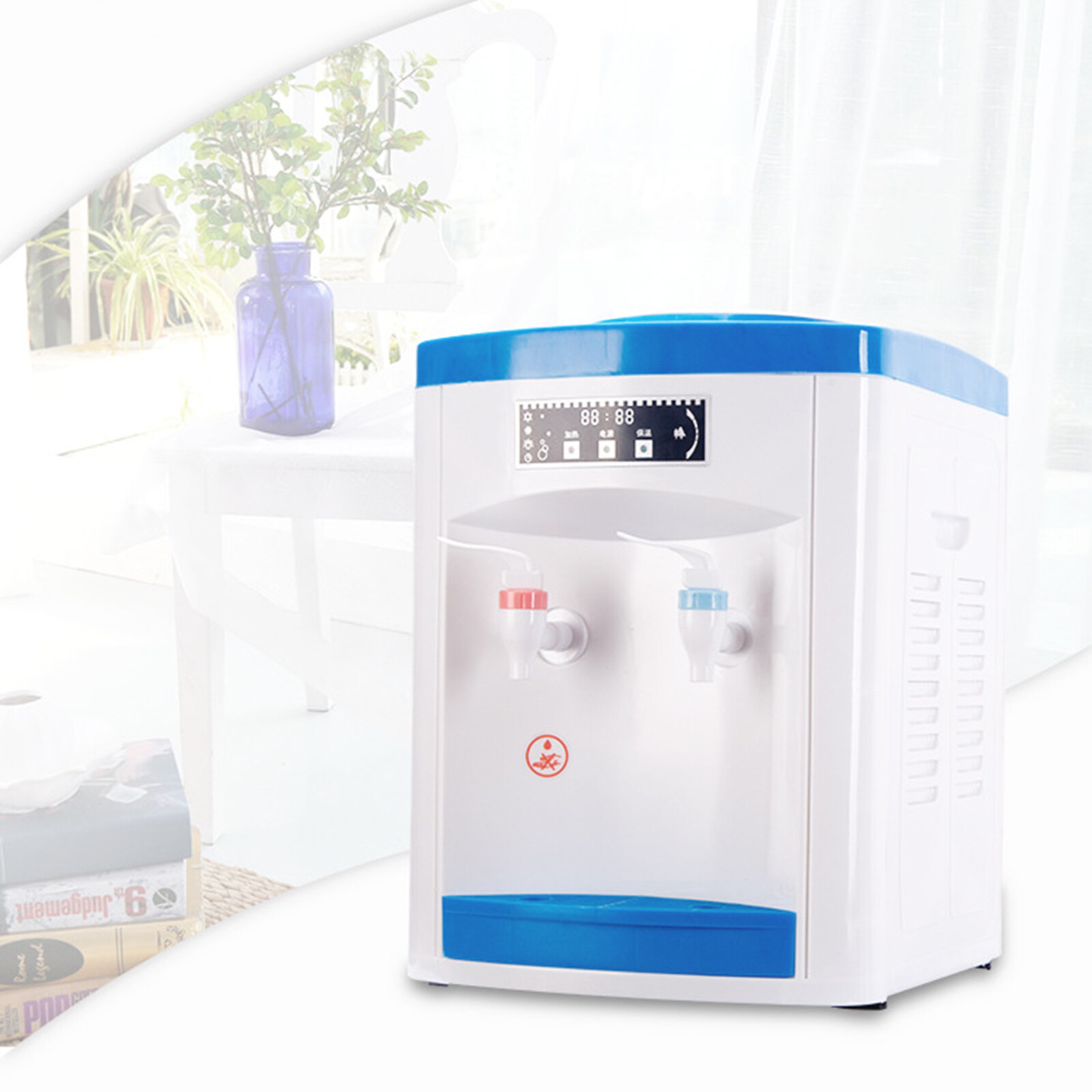 5 Gallon Cold + Hot Water Cooler Dispenser Freestanding Top Loading Detachable!